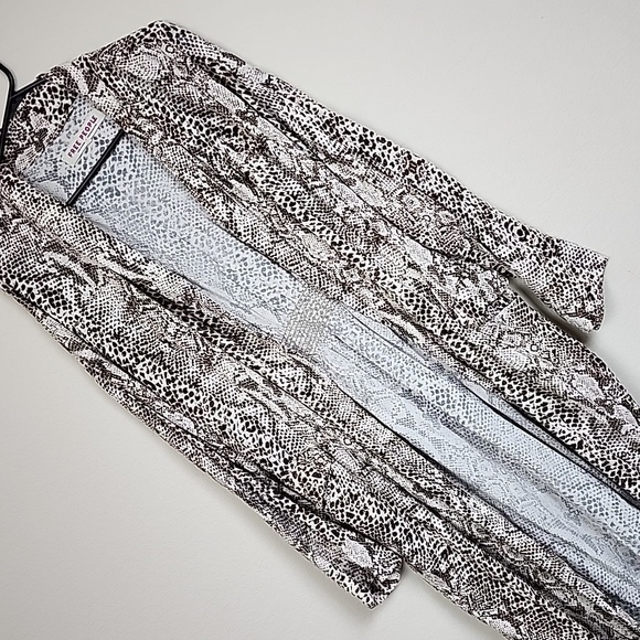 Free People Snake Print Cardigan Duster - Picture 5 of 12